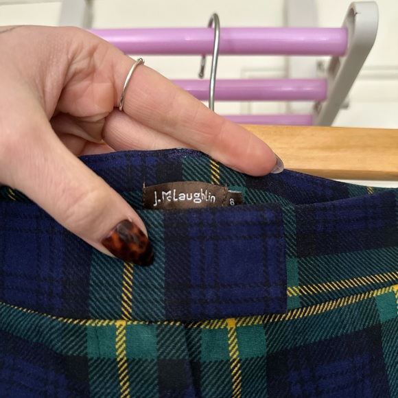 J. McLaughlin Brock Pants Regimental Plaid - Picture 4 of 5